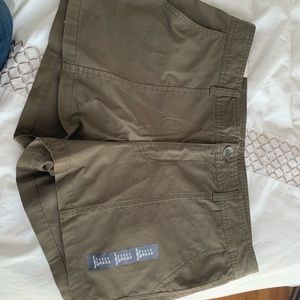 Olive green shorts